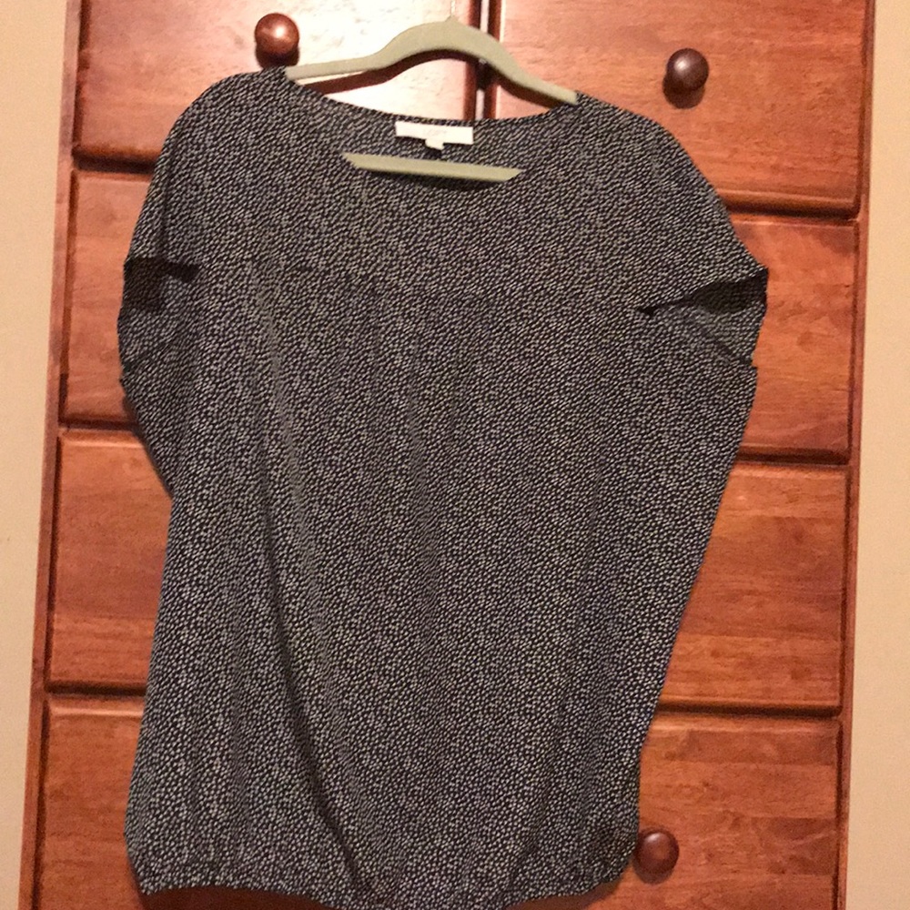 Black and white shirt